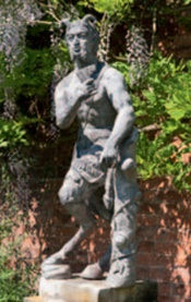 Jan Van Nost’s statue of Pan at Painswick