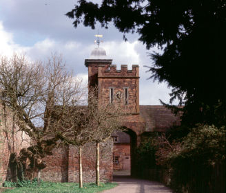 The turret clock at Dudmaston, Shropshire. Successful preservation of turret clocks by the National Trust provide hope and inspiration for thousands of parishes with ancient turret clocks, some of whom have to be persuaded that they should be preserved at all. 