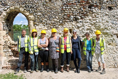 Trainees and volunteers at Grade II* listed St Margaret’s Church in Norfolk.