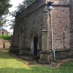 Repointed chapel exterior