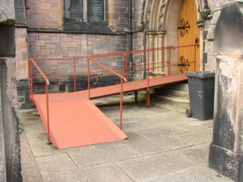 Ramp solution at York Minster