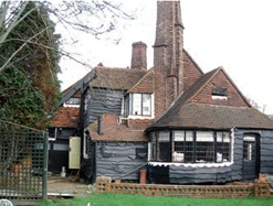 Exterior of Arts & Crafts house in North London