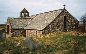 The exterior and graveyard of St Eloi, Llandeloy: a loving re-invention of the Welsh medieval church