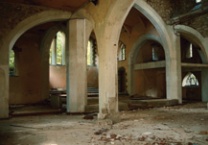 St Luke's derelict interior