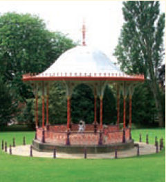 Restored bandstand