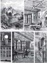 Cragside as illustrated in The Graphic, 1881
