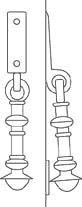 Baluster knocker, diagram