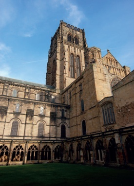 The cathedral's central tower