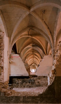 The vaulted ceilings of Le Collège des Bernardins