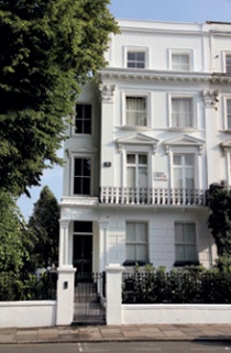 London town house - facade