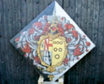 Front of restored hatchment