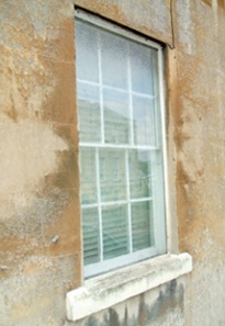 External secondary glazing; exterior view