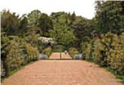 View of the restored ‘Union Jack’ Garden