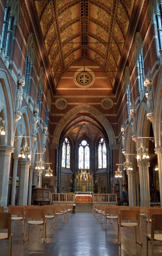 The nave and chancel today