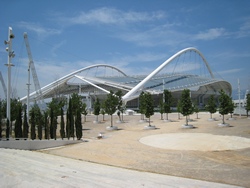 External shot of The Olympic Stadium, Maroussi, Athens