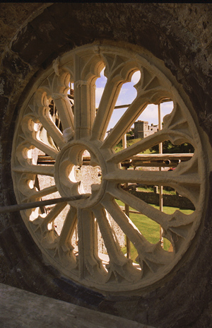 A wheel window