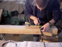 Craftsman working on repairs