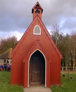 red tin tabernacle